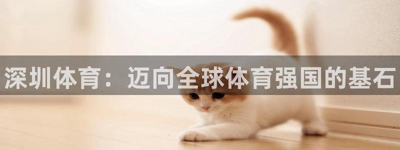 MK体育官网下载娱乐：深圳体育：迈向全球体育强国的基