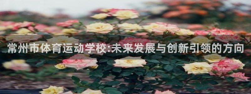 MK体育官网下载：常州市体育运动学校:未来发展与创新